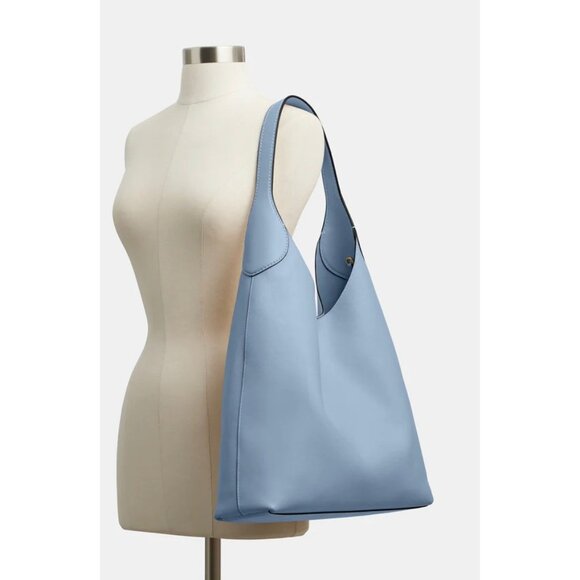 AUTHENTIC COACH LARGE BROOKLYN 39 IN BLUEBELL HOBO HANDBAG - Picture 5 of 9